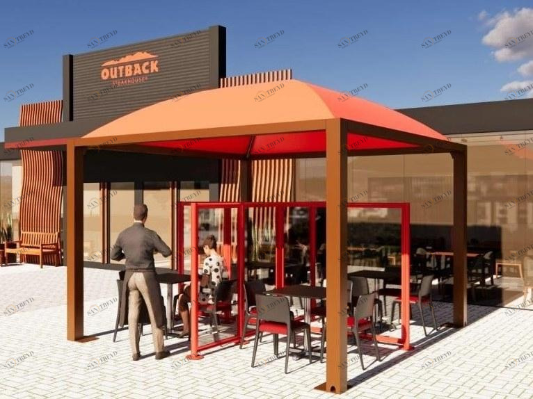 Sprech Беседка из оцинкованной стали и пвх Cicogna system sun-id-1361141