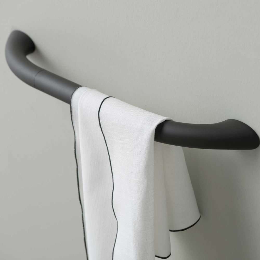 ST-M55-TSFAEVER Life Design Держатель для полотенец 55 см - Style  Тотальный мягкий антрацит  - Вид №3