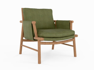 Садовое кресло из тикового дерева и Sunbrella®