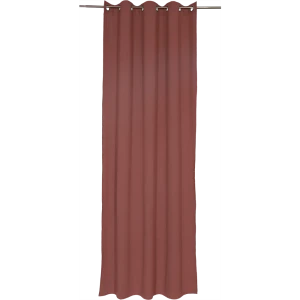 Штора на люверсах «Helena», 140х280 см, цвет оранжевый