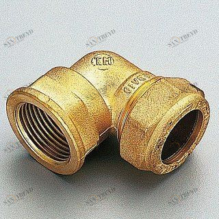 Угол ВР 22 x 1" обжим TIEMME 1000053