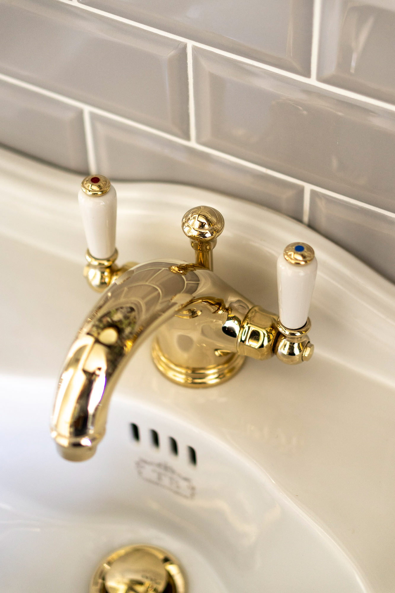 Traditional bathrooms LEVER Perrin & Rowe Waschtisch Mischbatterie 3635 Pr3635.nk  - Вид №2