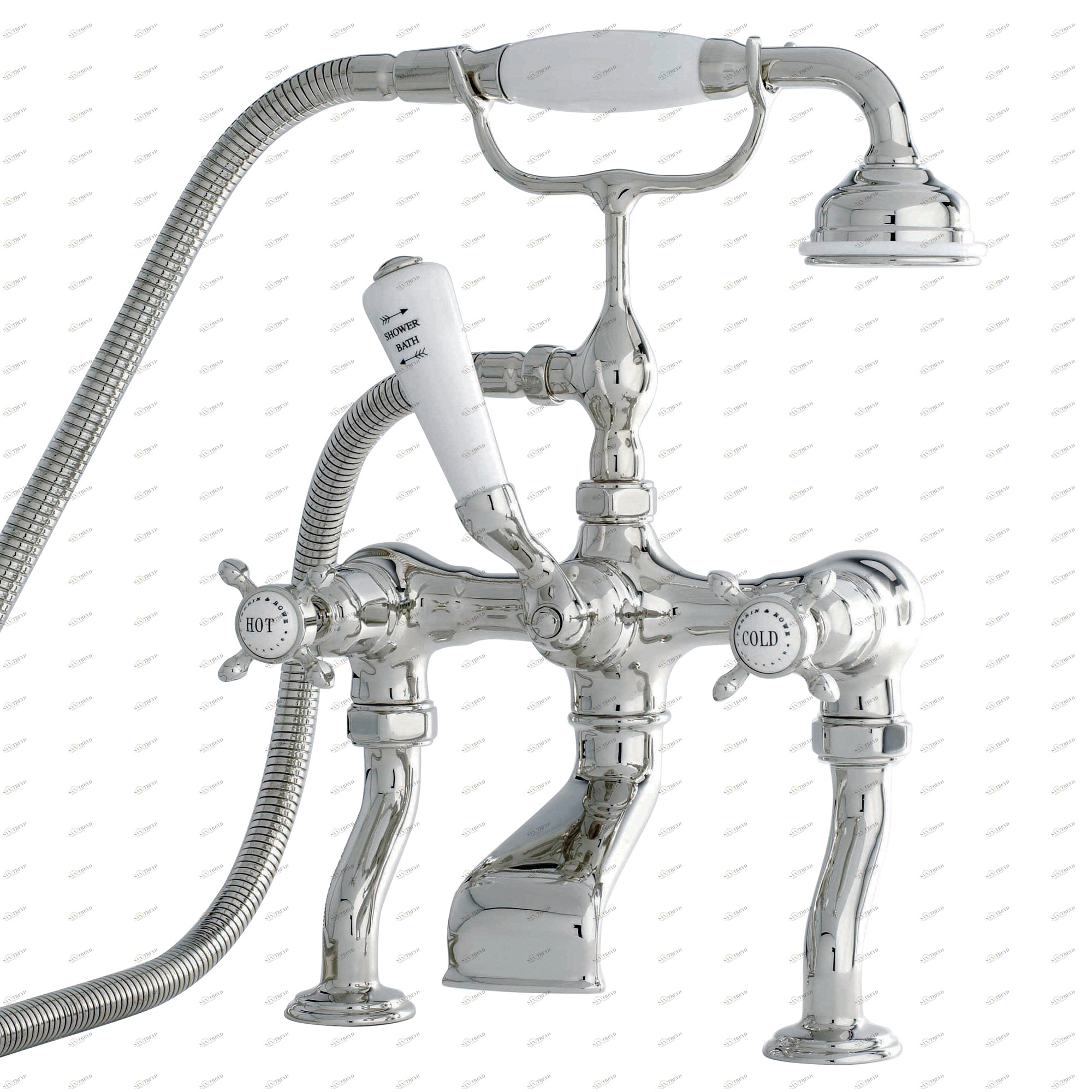 Traditional bathrooms CROSSHEAD 3/4 "смеситель для ванны и душа Pr3501/1ag 