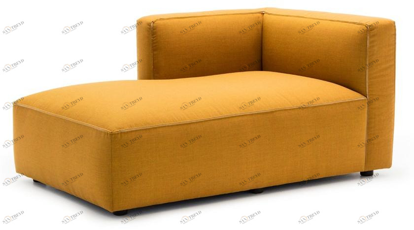 Andreu World Мягкая кушетка из ткани Dado Sf0307