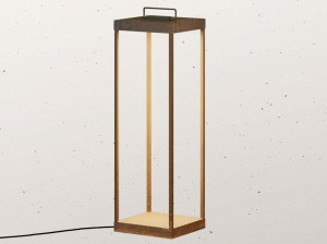 Напольная лампа из латуни