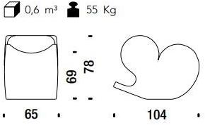 Moroso Кресло из полиэстера Spring sun-id-1479160 - Вид №8