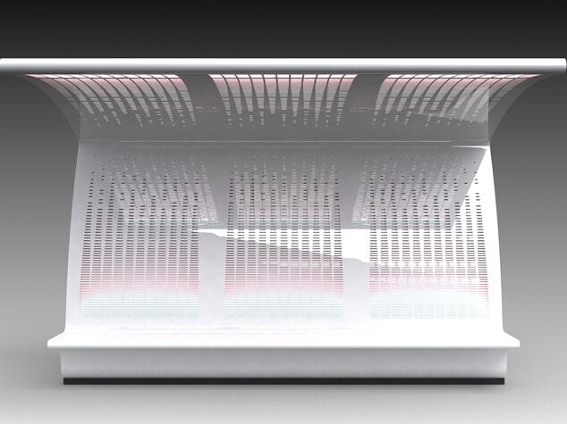 Стальной навес для автобусной остановки Viscio Urban Design SETTE ARCH-00061804 - Вид №1