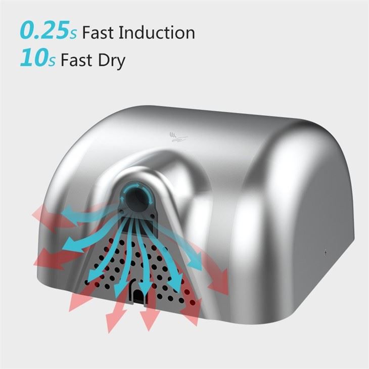 Коммерческие сушилки для рук AIKE AK2800B_615  - Вид №2