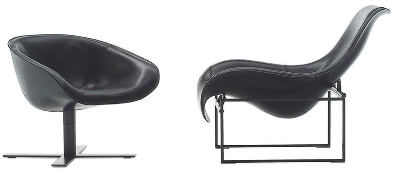 B&B Italia Поворотное кожаное кресло Mart sun-id-1483097 - Вид №3