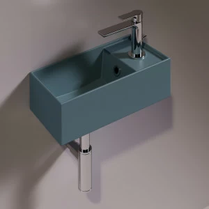 AG20NAVYMATT Подвесная раковина настенная прямоугольная Simas Agile