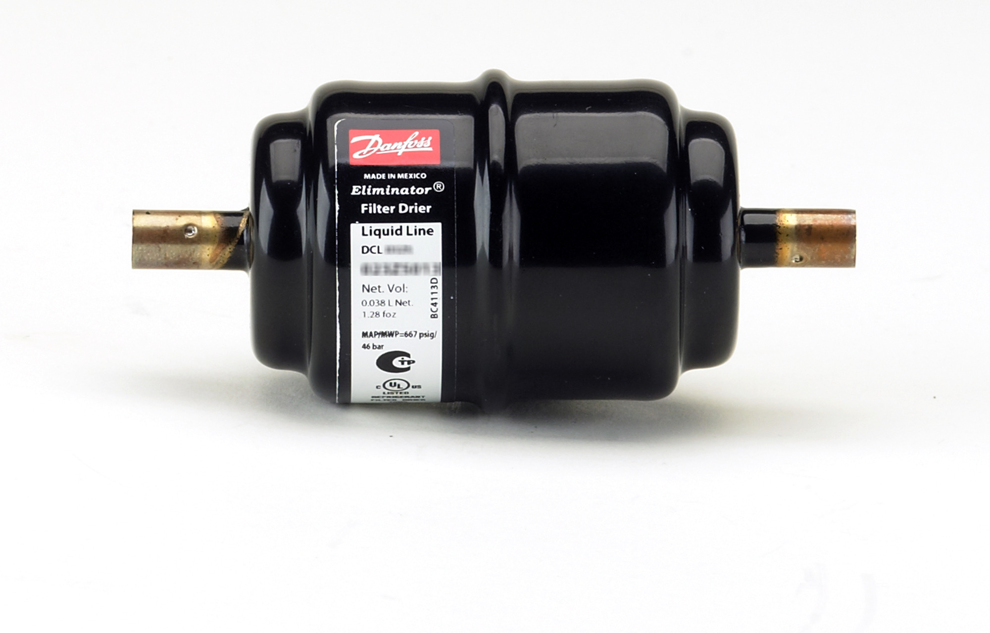 Danfoss DCL — неразборные фильтры-осушители DCL 083s Фильтр-осушитель 023Z502391  - Вид №4