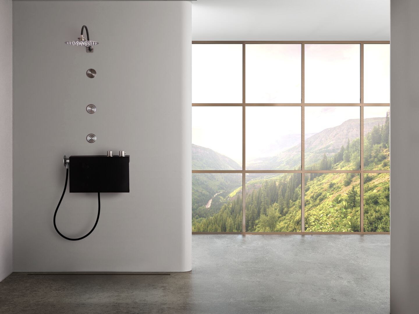 Набор для душа из нержавеющей стали с душем и ручным душем Cropelli Alyssia ARCH-00134548 - Вид №36