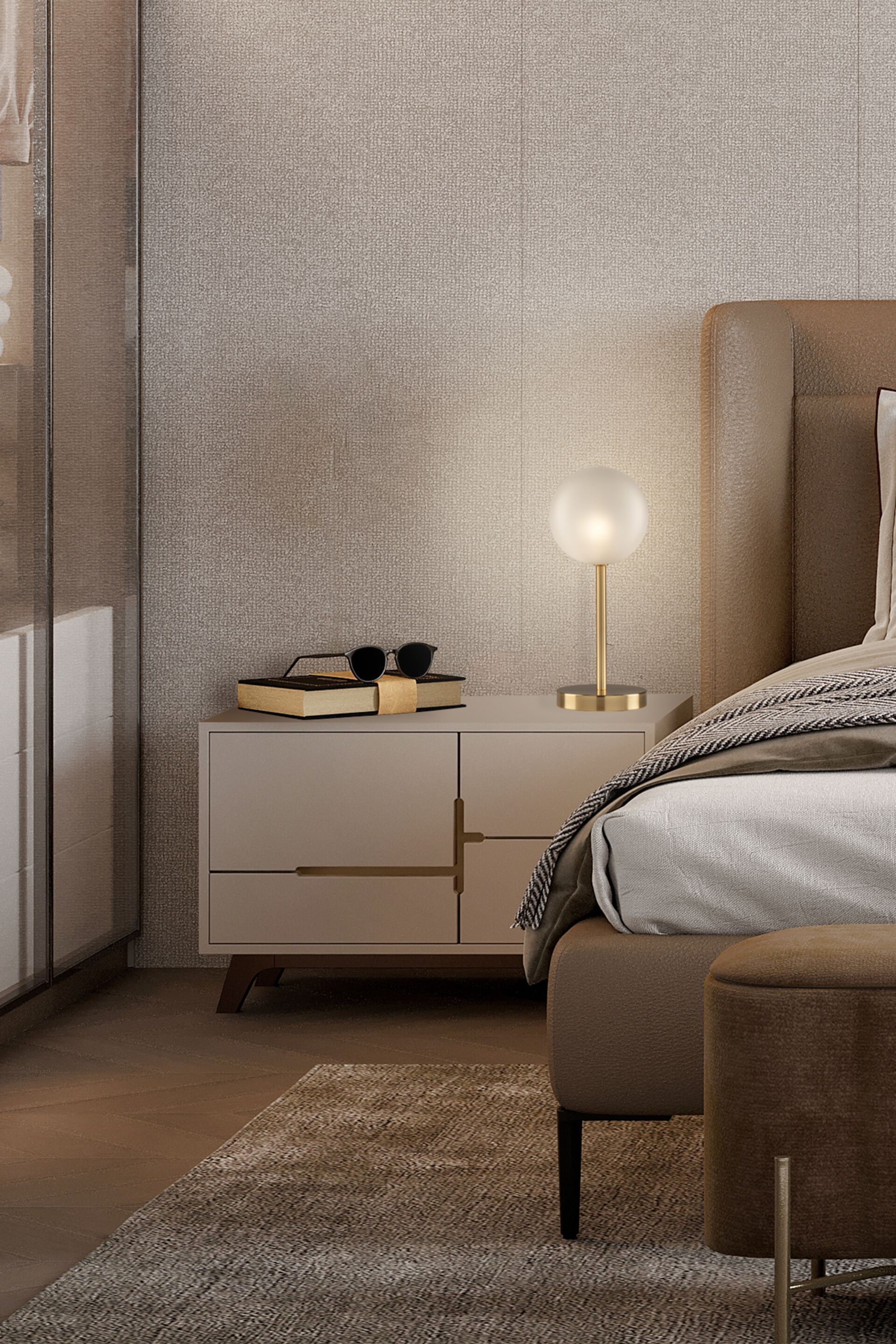 Настольная лампа ручной работы из железа и стекла Euroluce Lampadari пузыри ARCH-00143086 - Вид №2