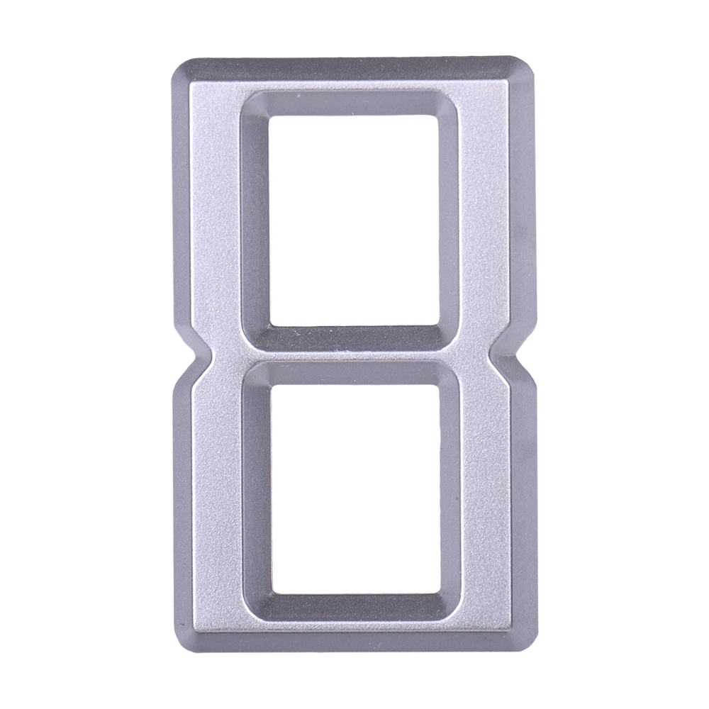 Дверной номер  «8», 37х5х60 мм, серебро LJPS0088 Public Steel Россия 