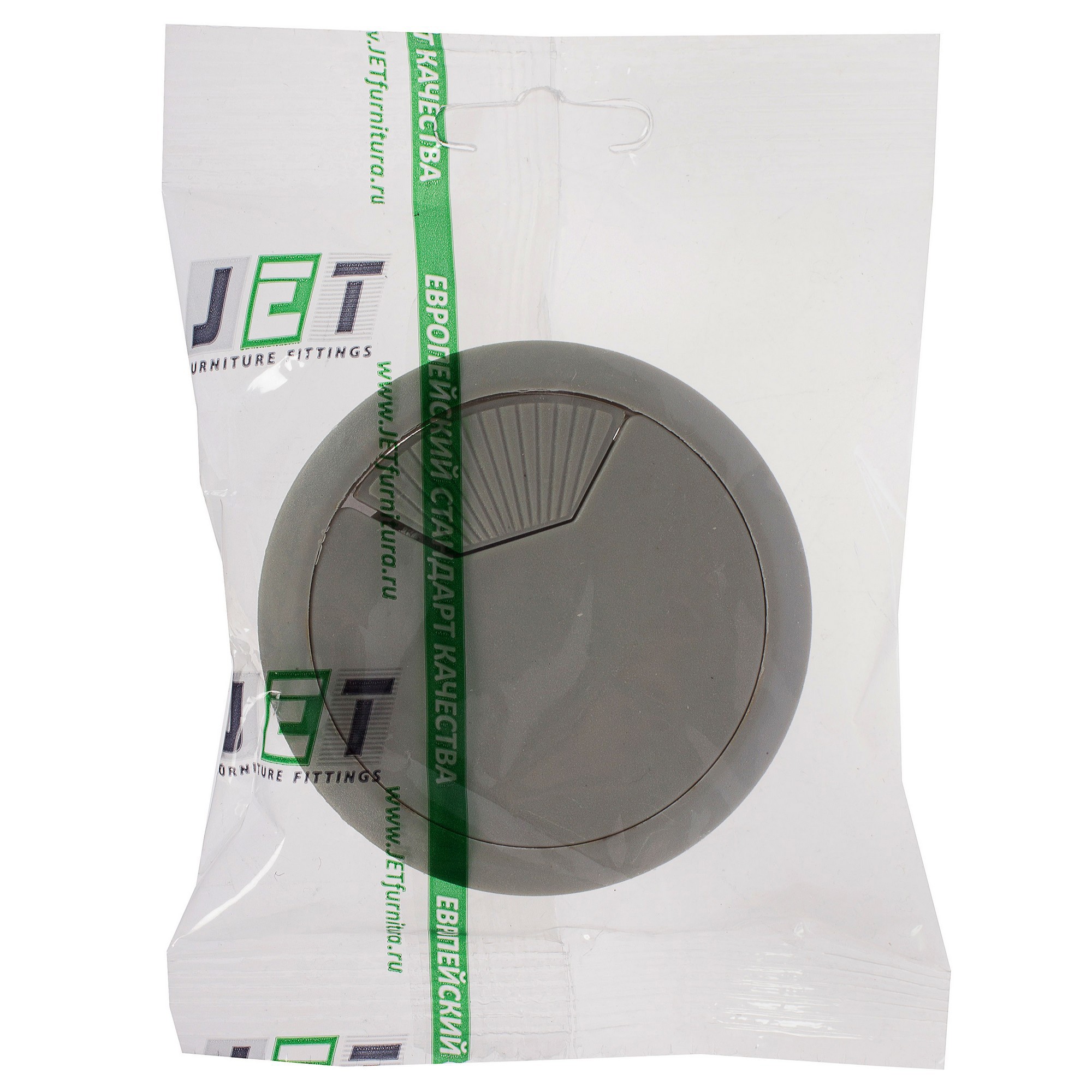 12596964 Заглушка кабель-канала d60 мм пластик цвет серый STLM-0002259 JET  - Вид №1