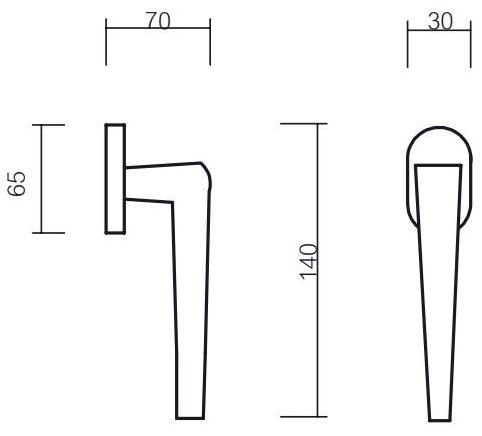 Pasini Оконная ручка из латуни dk Lucy 2808 - Вид №1