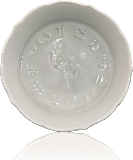 93212 Meissen Розетка 8см "Дева" (белая) Фарфор 