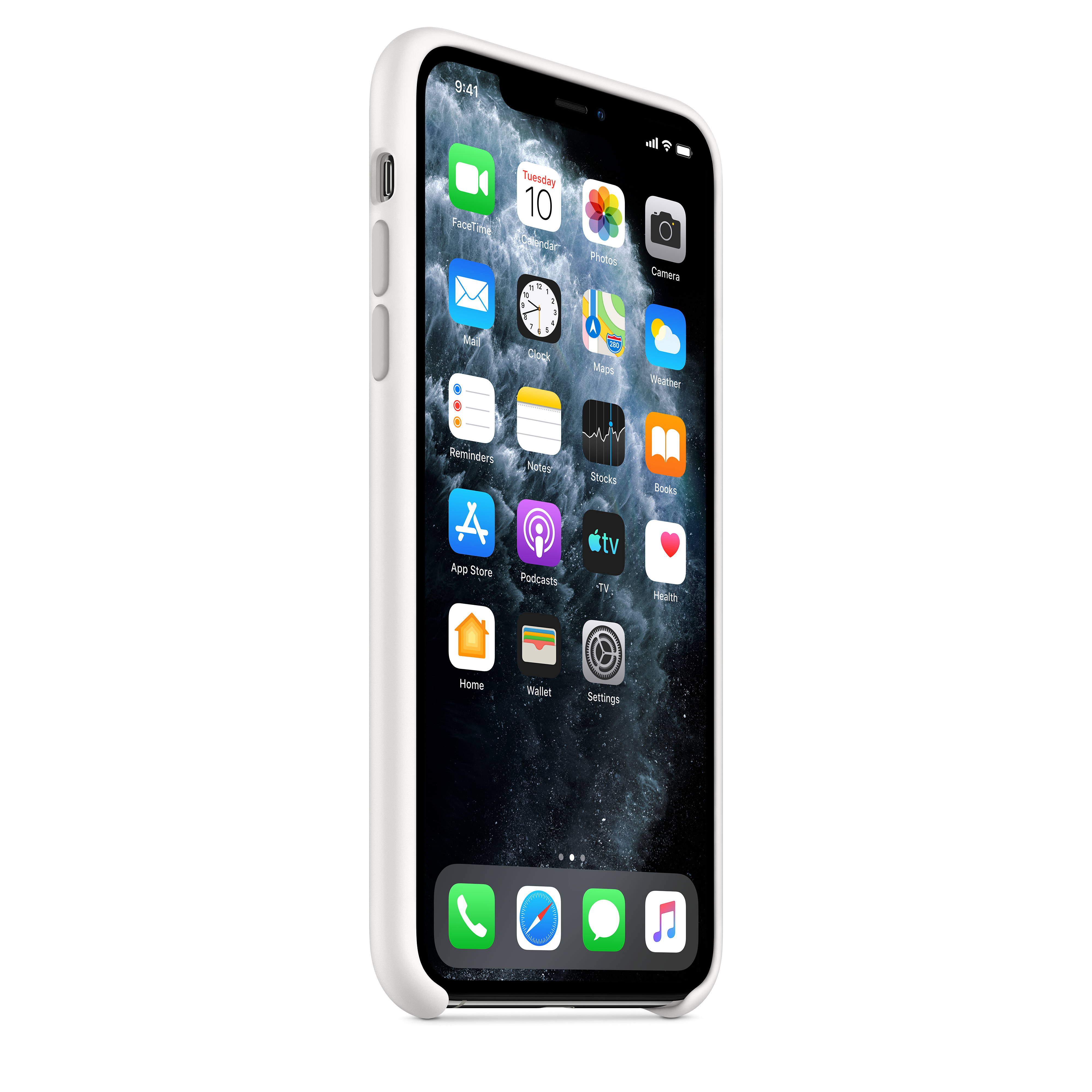 MWYX2ZM/A Iphone 11 pro max silicone case - white Apple Santreyd  - Вид №4