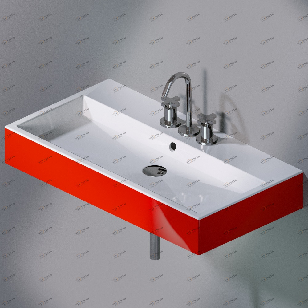 L278T1R3V4.225 Подвесная раковина настенная прямоугольная A. e T. Italia AeT ITALIA 