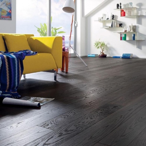 Паркетная доска Haro 4000 Series Top connect Африканский (Агатовый) 528674 Дуб Натур с брашью (Текстурированная) 2200х173 мм 1000900645 - Вид №1