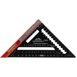 Многофункциональный угольник Vertextools 3046-1 180 мм 7в1 89394238