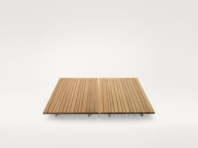 Деревянный прямоугольный низкий журнальный столик Paola Lenti ARCH-00075345