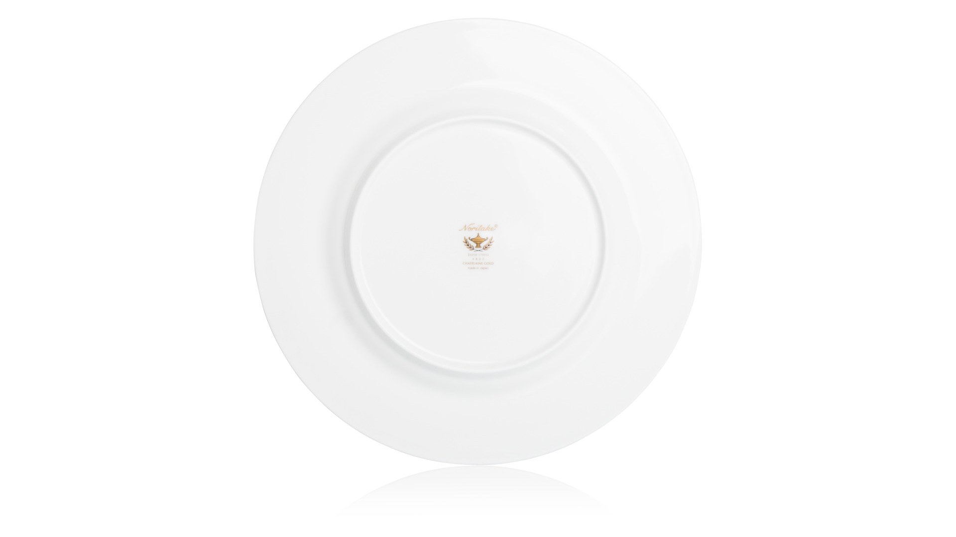 10654841 Noritake Набор тарелок акцентных Noritake "Чатлайн, золотой кант" 24см, 6 шт Фарфор костяной  - Вид №2