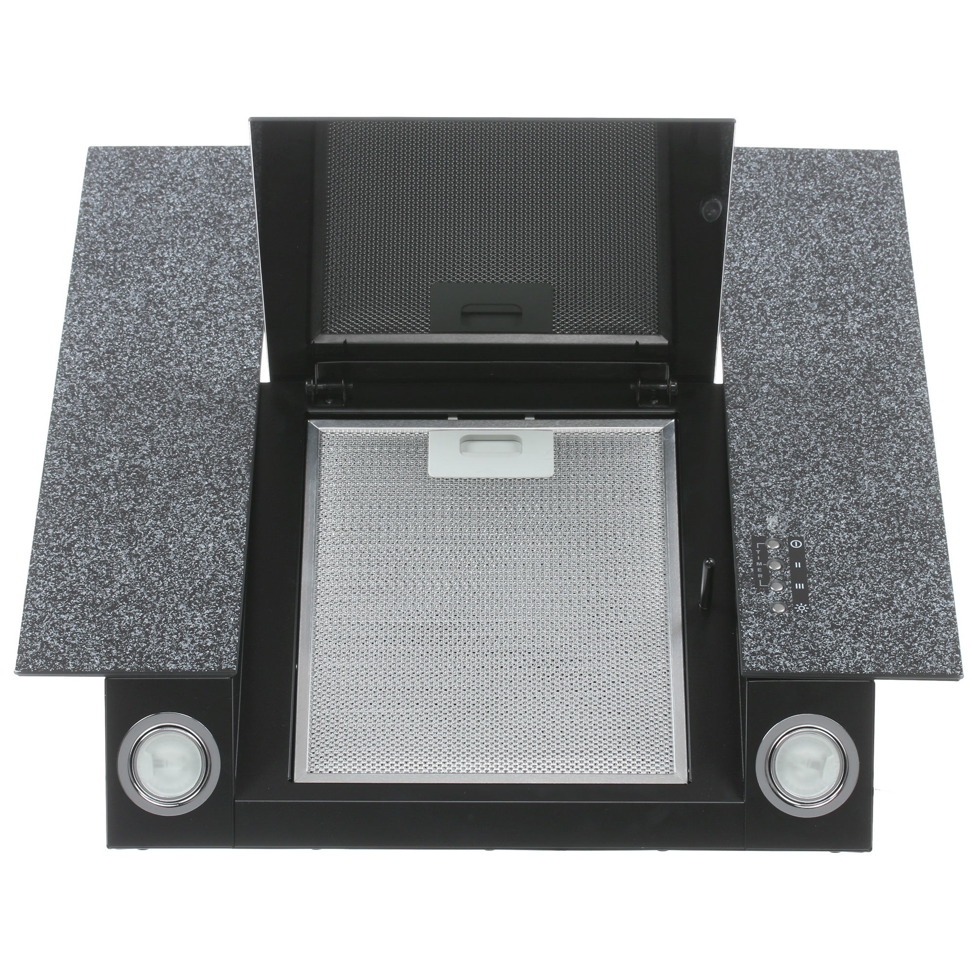 1349144 Вытяжка наклонная Gefest ВО 3603 К43 черный/серый STDN-0097172 - Вид №7