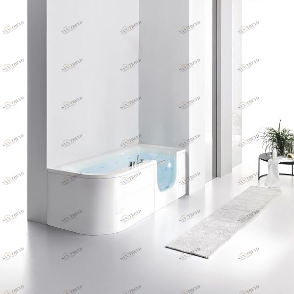 Ванна угловая FOR ALL 180 см с аэромассажем 2FLA1D5W Gruppo Geromin