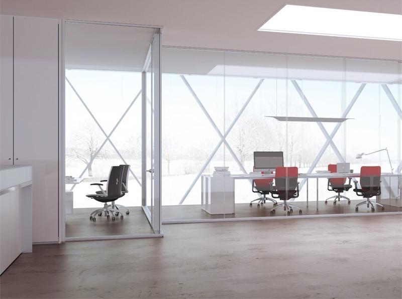 MASCAGNI Мобильная стена из алюминия и стекла для офиса Allinone sun-id-1370513 - Вид №5