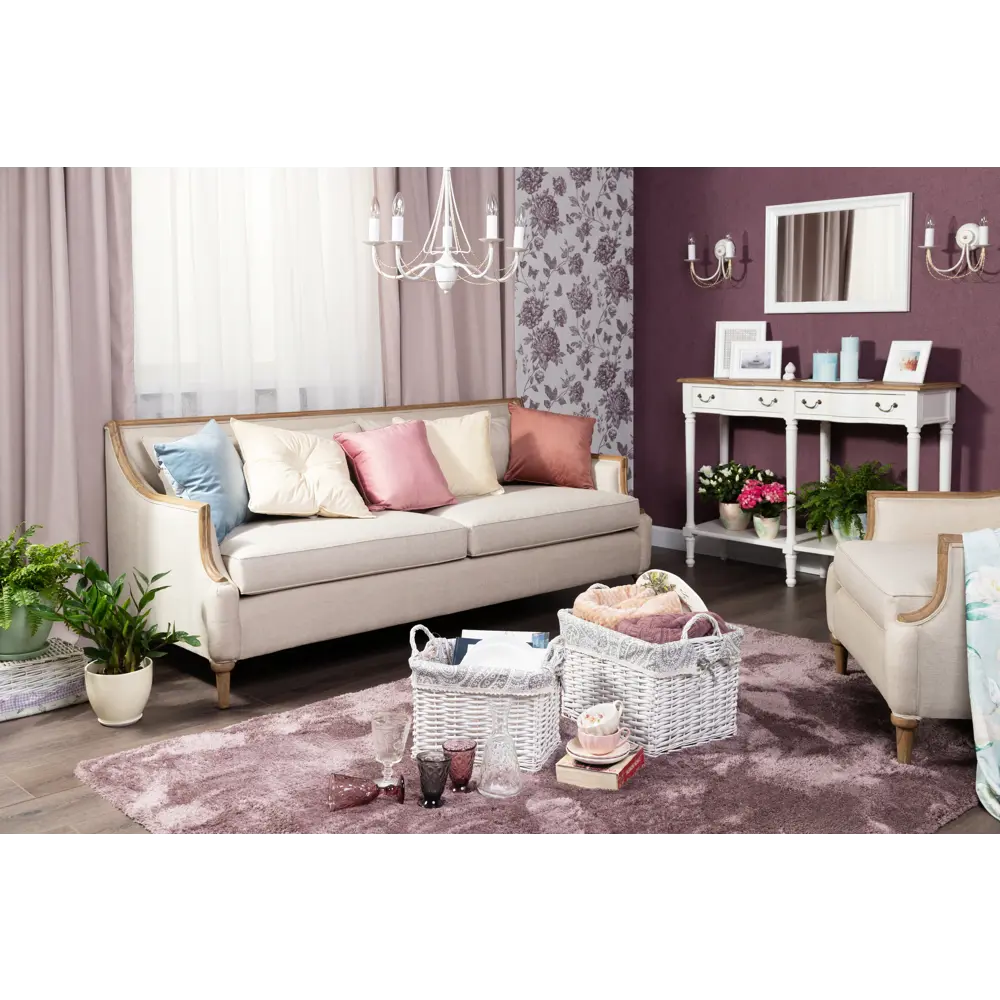 Подушка «Бархат», 40х40 см, цвет серый/голубой 82332013 STLM-2082640 LINEN WAY  - Вид №6