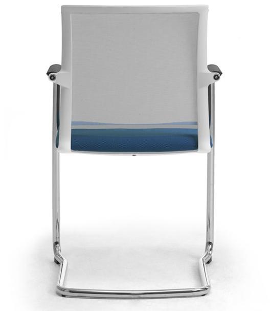 Leyform Консольный стул из сетки и хромированной стали с подлокотниками Cometa sun-id-1464195 - Вид №4