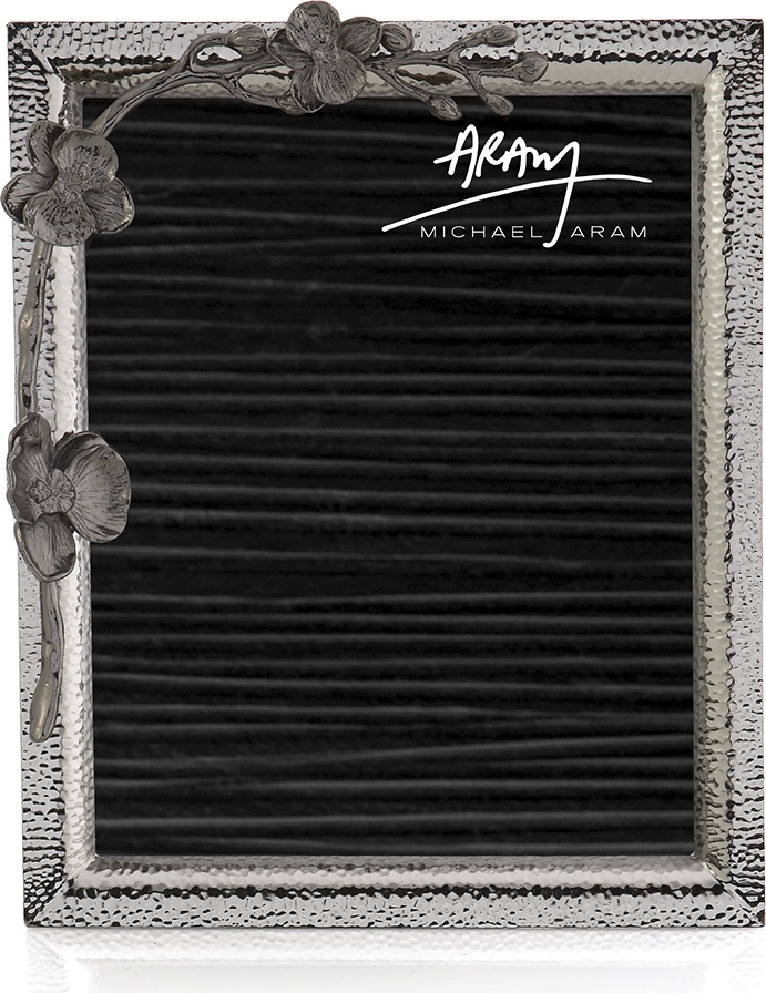 10542001 Michael Aram Рамка для фото Michael Aram Чёрная орхидея 20х25см (серебрист.) Сталь нержавеющая 