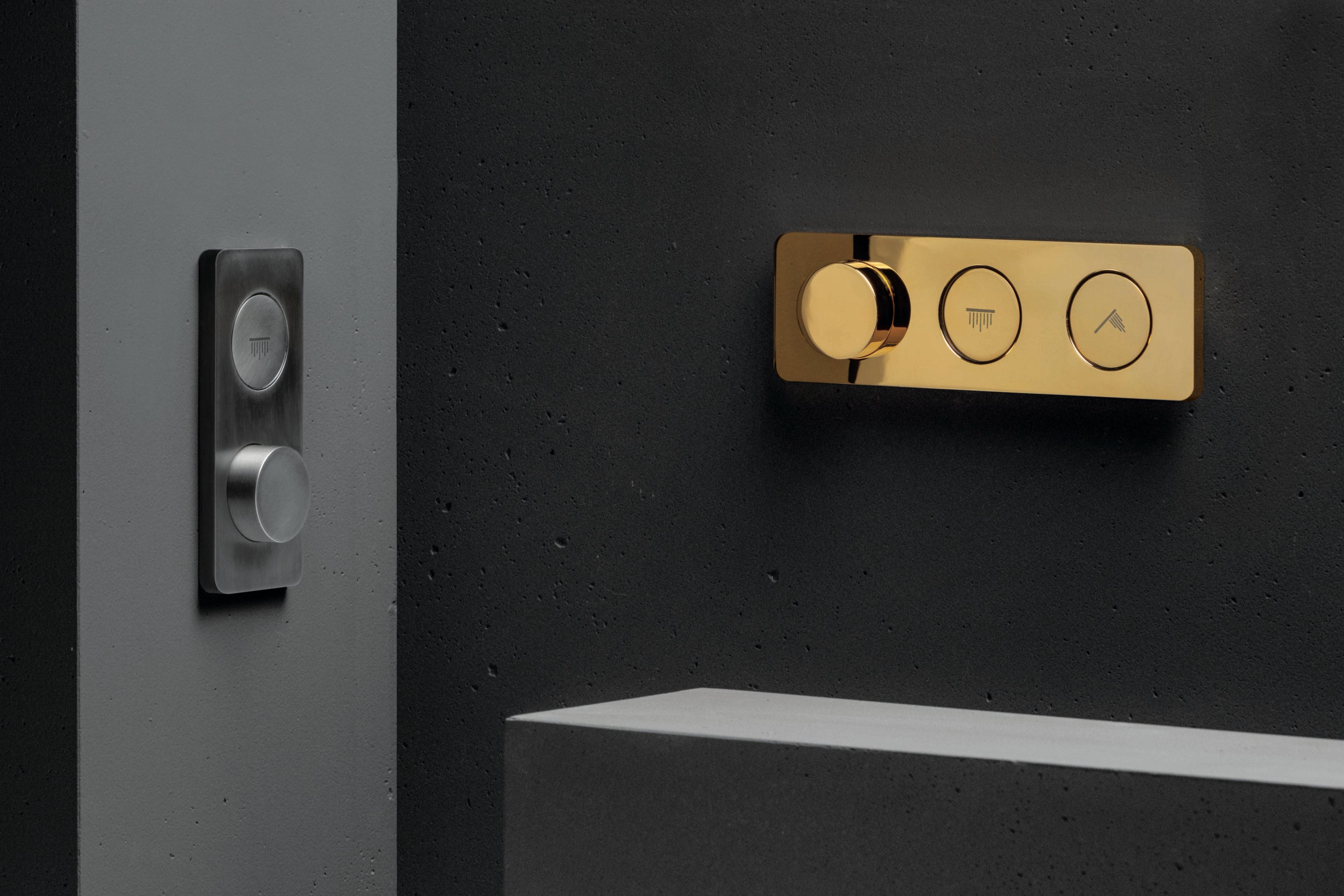 3 отверстия термостатический встраиваемый смеситель для душа Zucchetti Hoop ARCH-00090866 - Вид №1