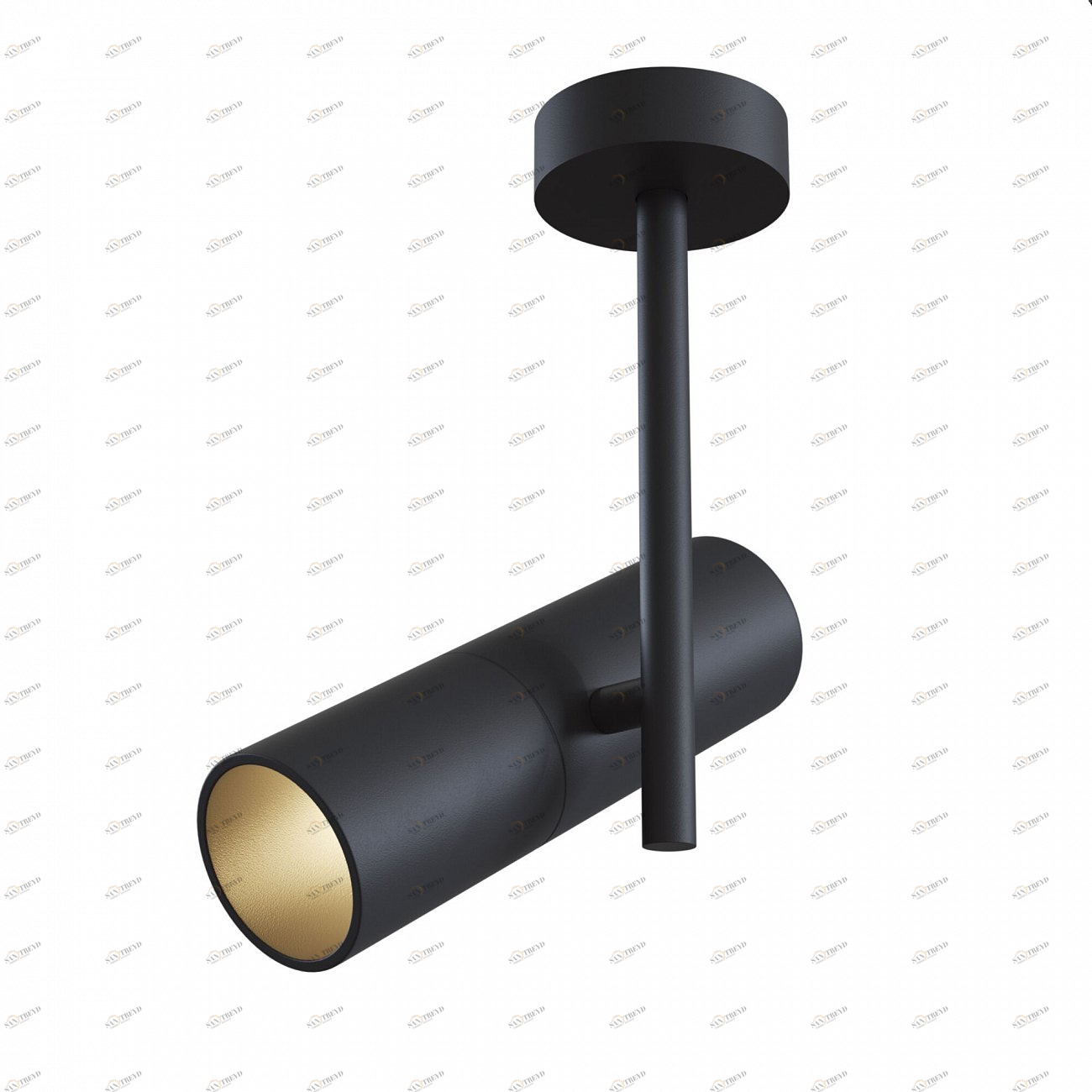 Спот потолочный галогеновый 28 см черный Elti C020CL-01B TECHNICAL CEILING & WALL 00-3956943 Черный 