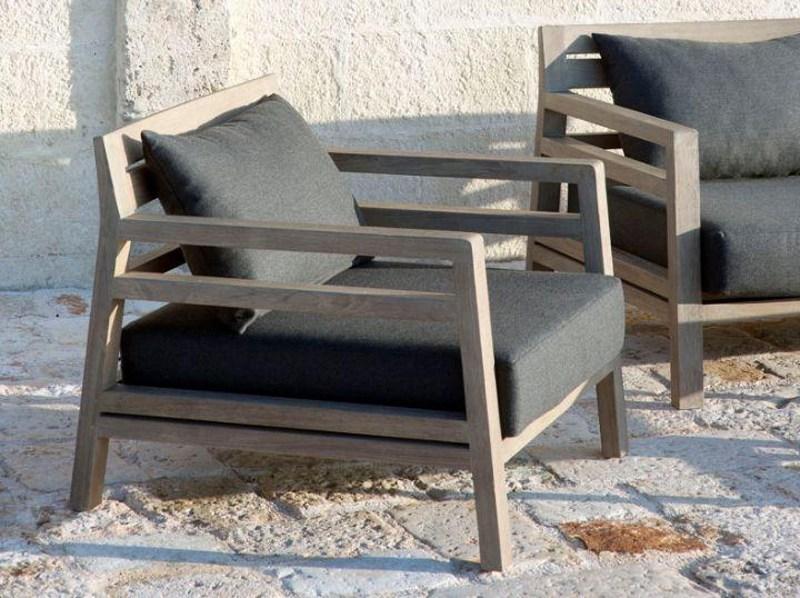 Ethimo Садовое кресло из тика с подлокотниками Costes Copo0100 - Вид №4