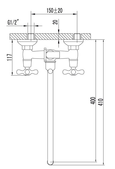 LM2151C Смеситель Standard универсальный LEMARK STANDARD - Вид №1