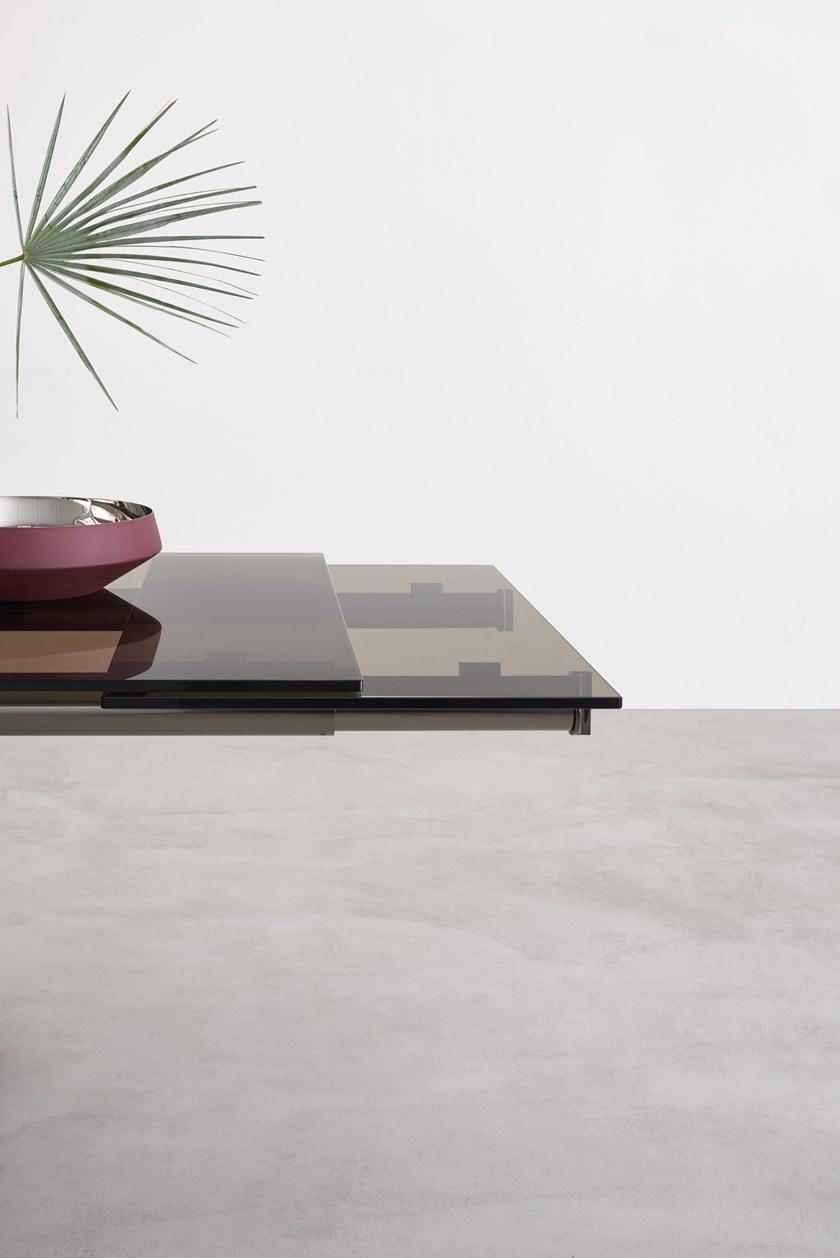 Desalto Раздвижной прямоугольный стол из стали и стекла sun-id-1427693 - Вид №2