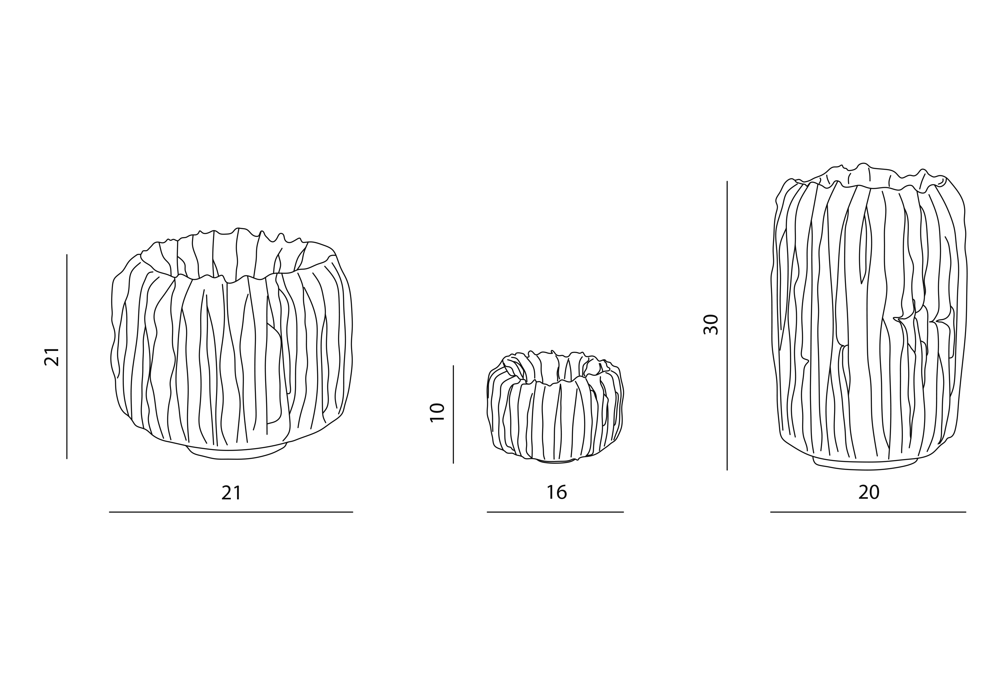 Corals White Вазы Visionnaire  - Вид №4