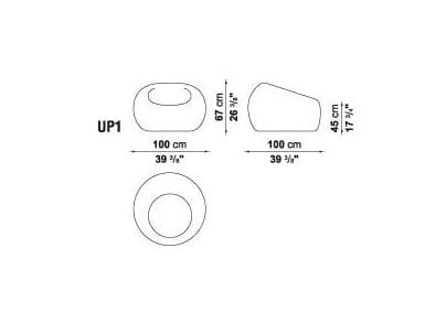 Тканевое кресло B&B Italia SERIE UP 2000 ARCH-00111974 - Вид №2