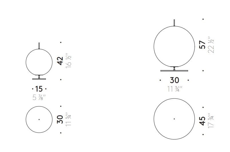 Светодиодная настольная лампа из опалового стекла DE PADOVA элементы ARCH-00152558 - Вид №2