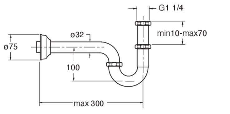 Сифон для умывальника и биде CRISTINA Rubinetterie комплектации для душа / ванны / умывальника-Shower &amp ARCH-00098107 - Вид №2