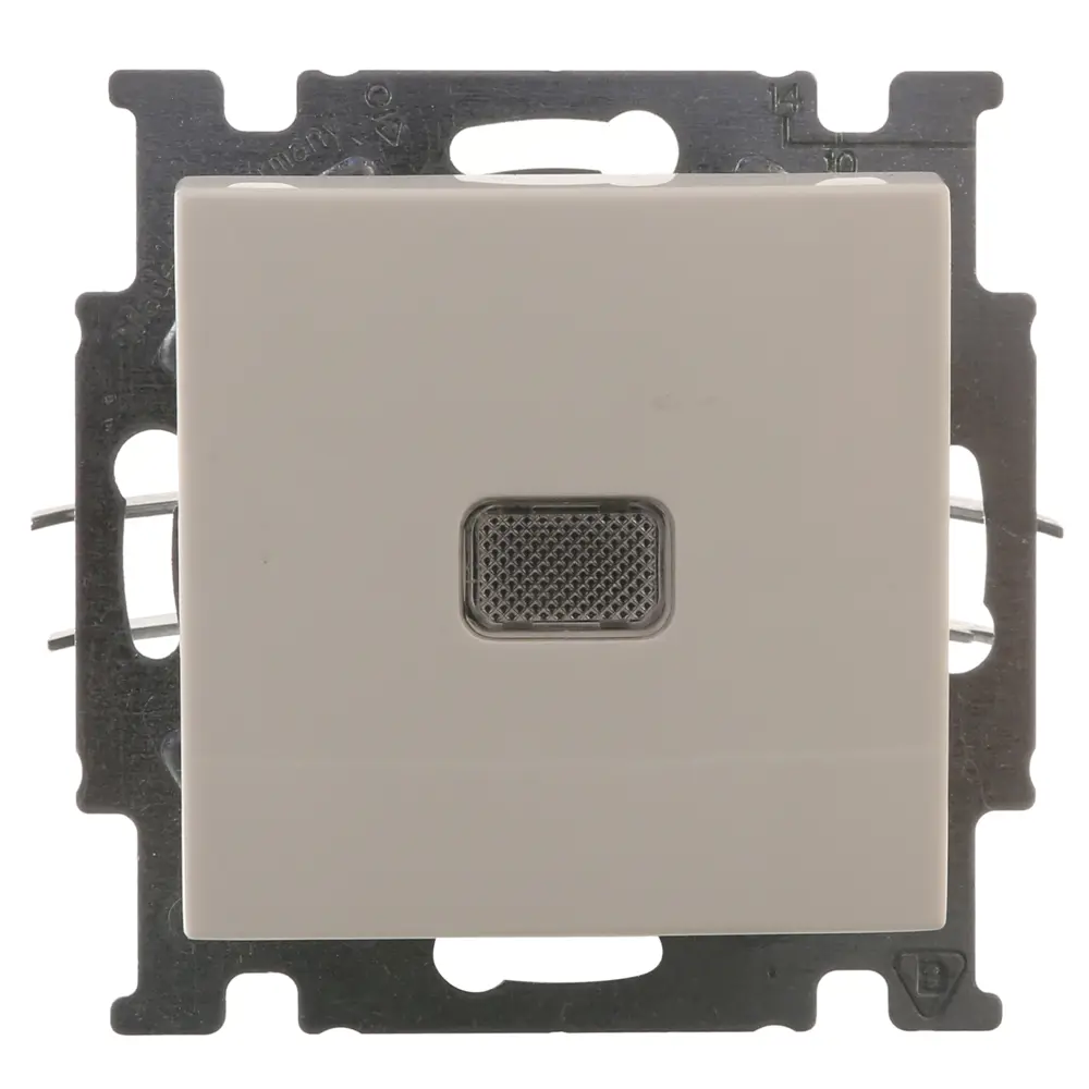 Выключатель встраиваемый ABB Basic 55 1 клавиша с подсветкой, цвет белый 13596309 STLM-2006676 Basic55