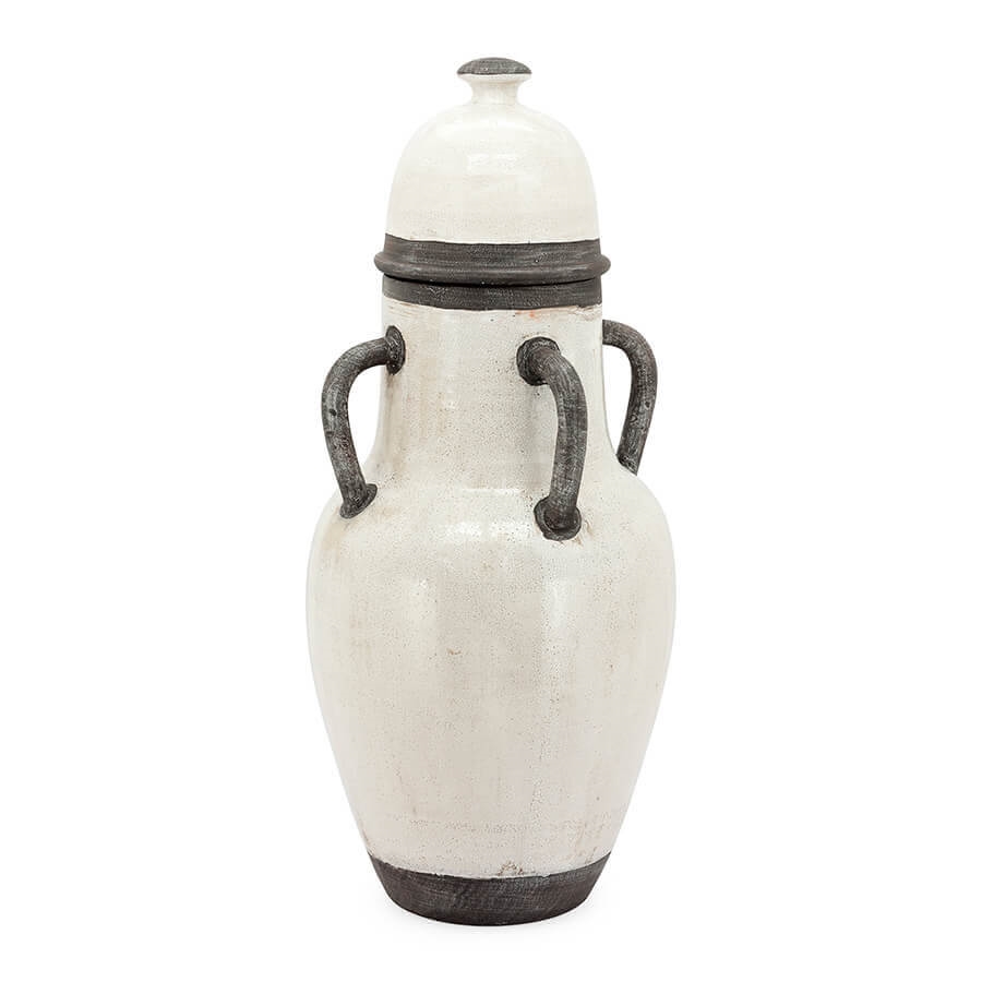 200822-10 ABHIKA ВАЗА BERENICE TOTEM WHITE 