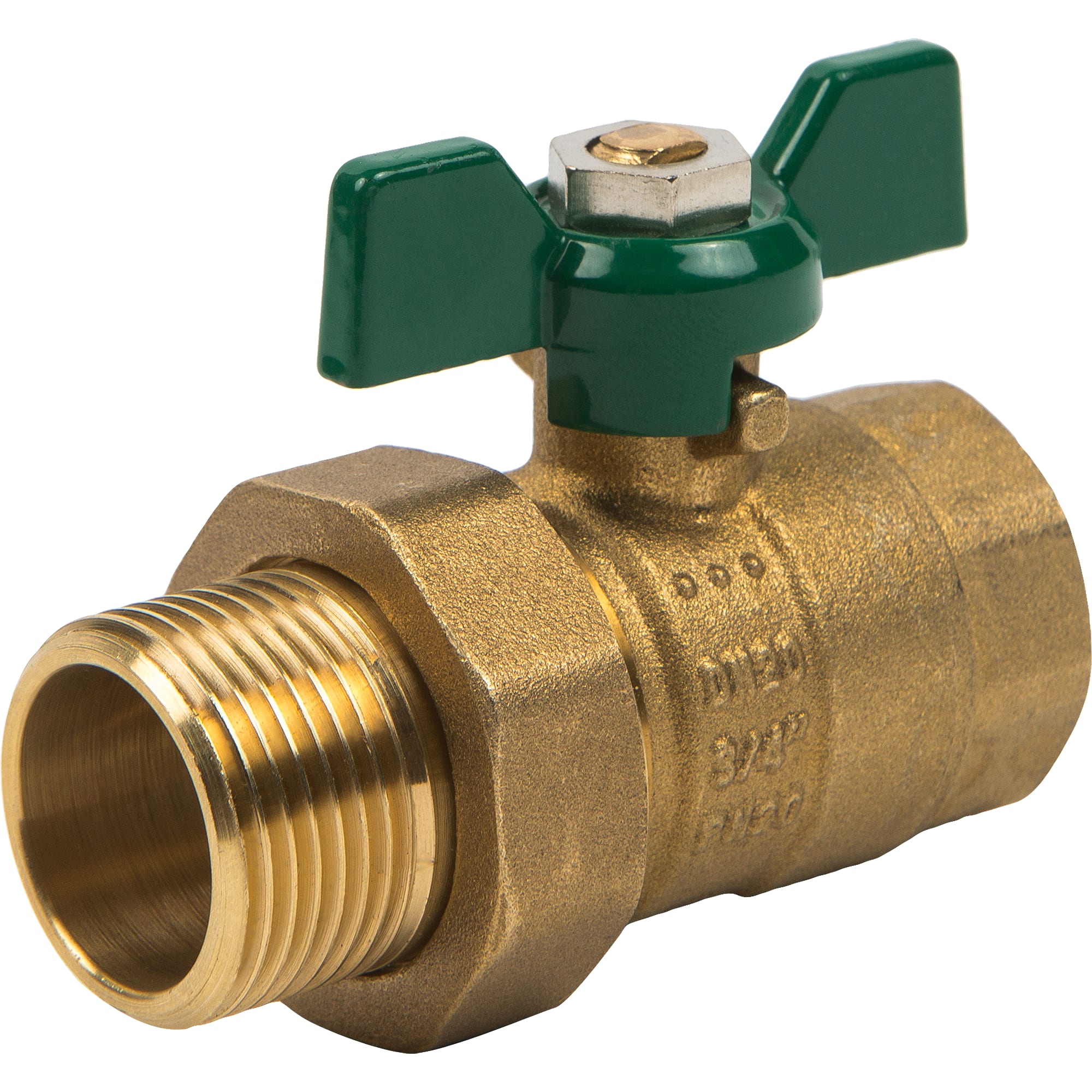 17744532 Кран шаровый со сгоном 3/4", наружная-внутренняя резьба Santreyd 