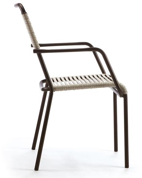 Vermobil Садовое кресло из веревки с подлокотниками Memphis Me300 - Вид №2