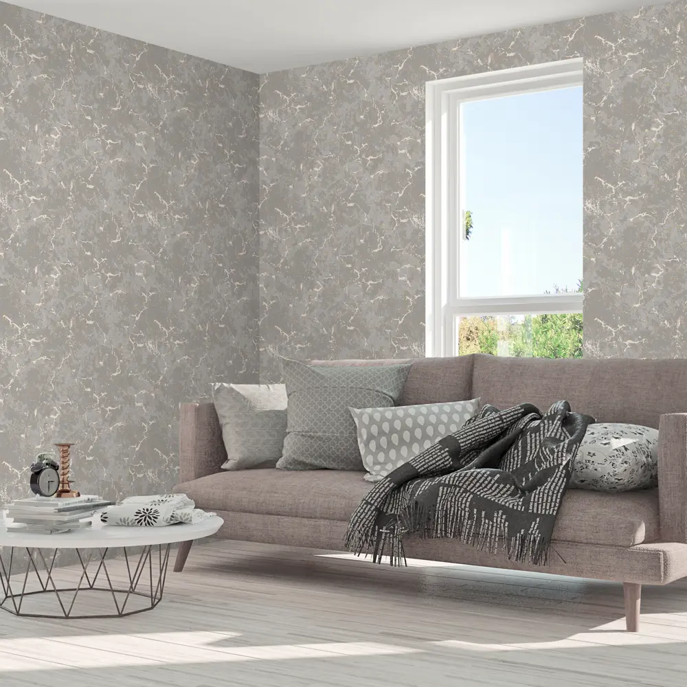 Обои флизелиновые Ateliero Fenix коричневые 1.06 м 989998 82837501 STLM-2153445 - Вид №3