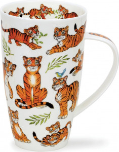 10658775 Dunoon Кружка Dunoon "Тигрята.Хенли" 600мл Фарфор костяной