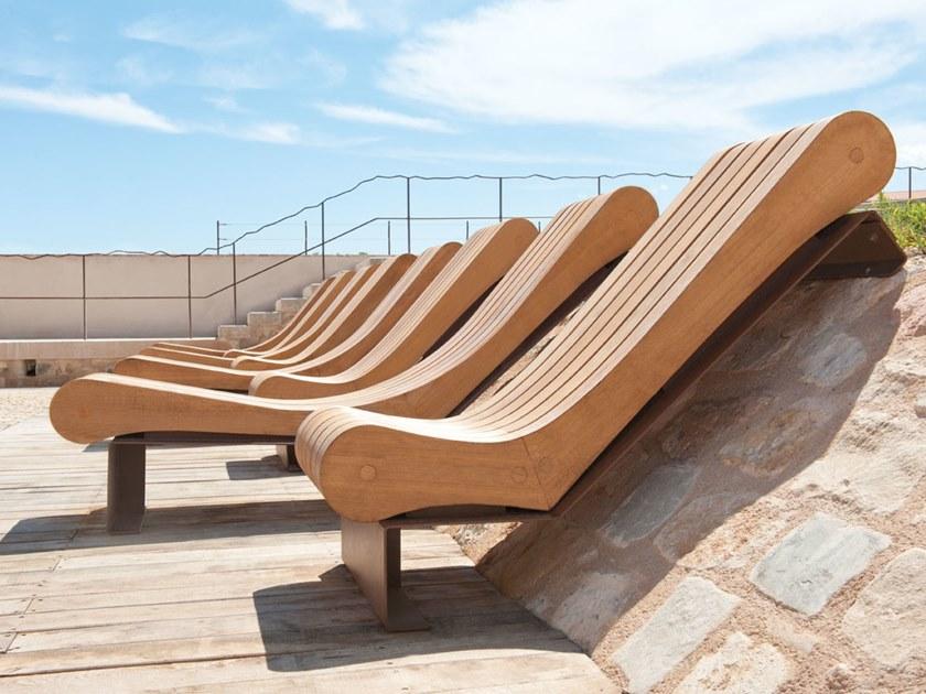 CYRIA Садовый стул из стали и дерева Migration sun-id-1437241 - Вид №1