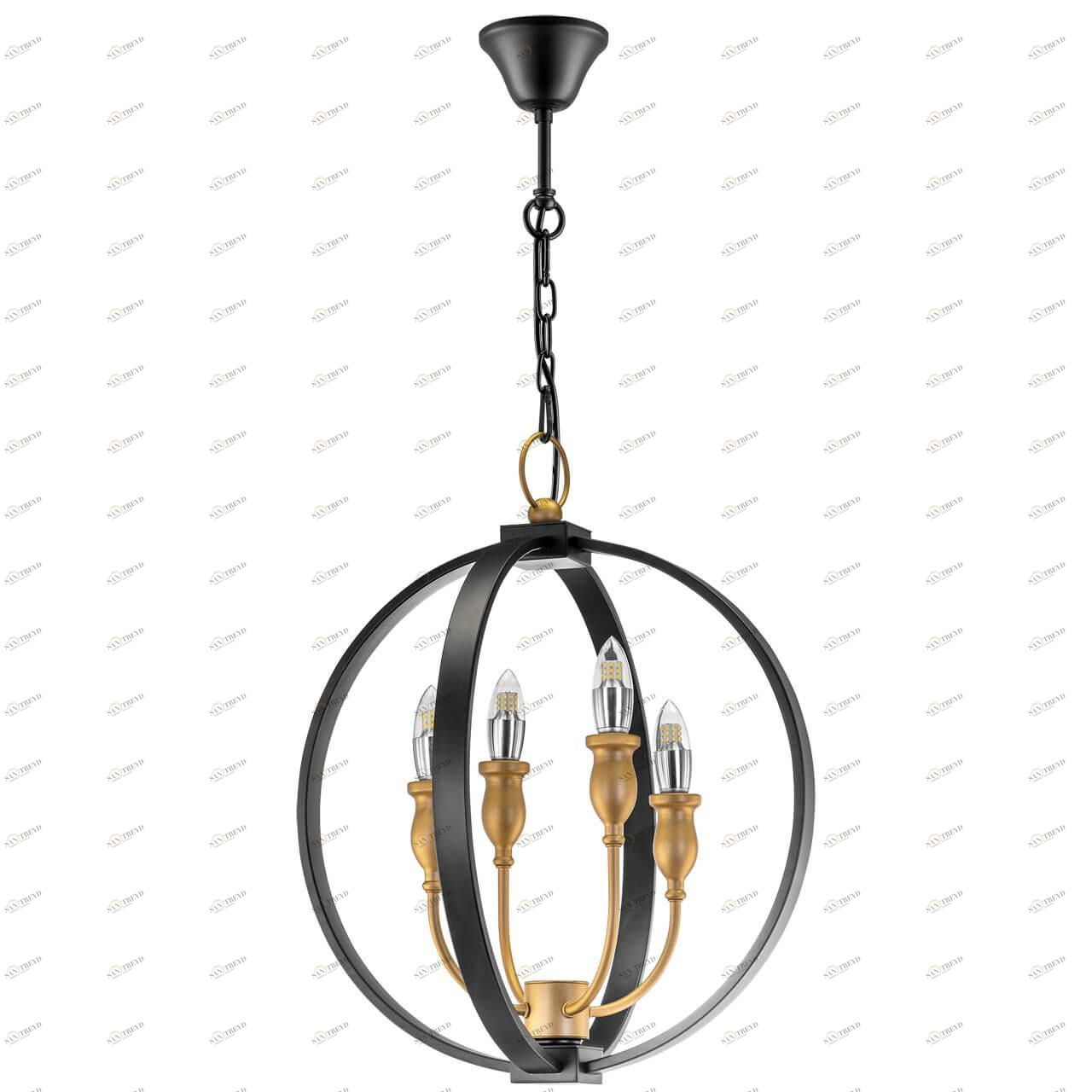 Подвесная люстра Lightstar Cero 731247 LIGHTSTAR ДИЗАЙНЕРСКИЕ, CERO, ШАР 220323 Черный 